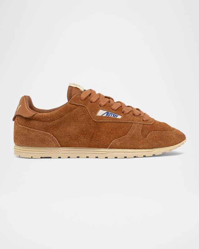 Windspin Retro Suede Low-Top Sneakers